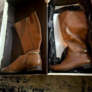 Anne Klein leather boots